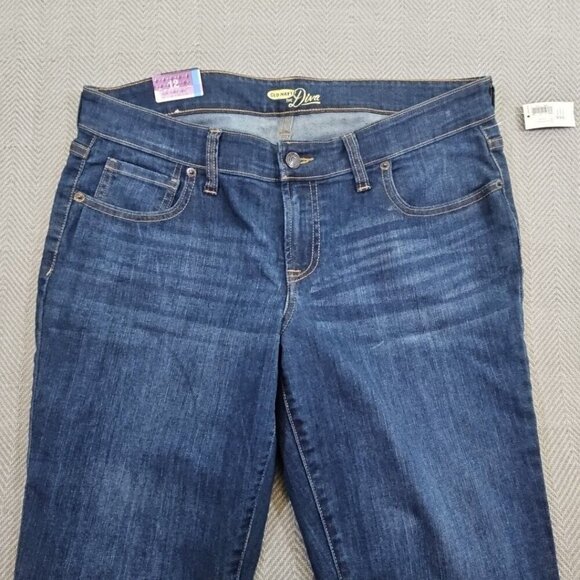 Old Navy The Diva Women's Size 12 Dark Rinse Boot Cut Trouser Jeans Stretch - Picture 14 of 16